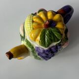 Vintage barbotine teapot
