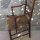 Antique Provençal Straw Armchair