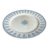 Serving dish, iron earth, Gien