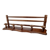 Large Antique Wooden Wall Hook with Shelf for Hats, 70 cm