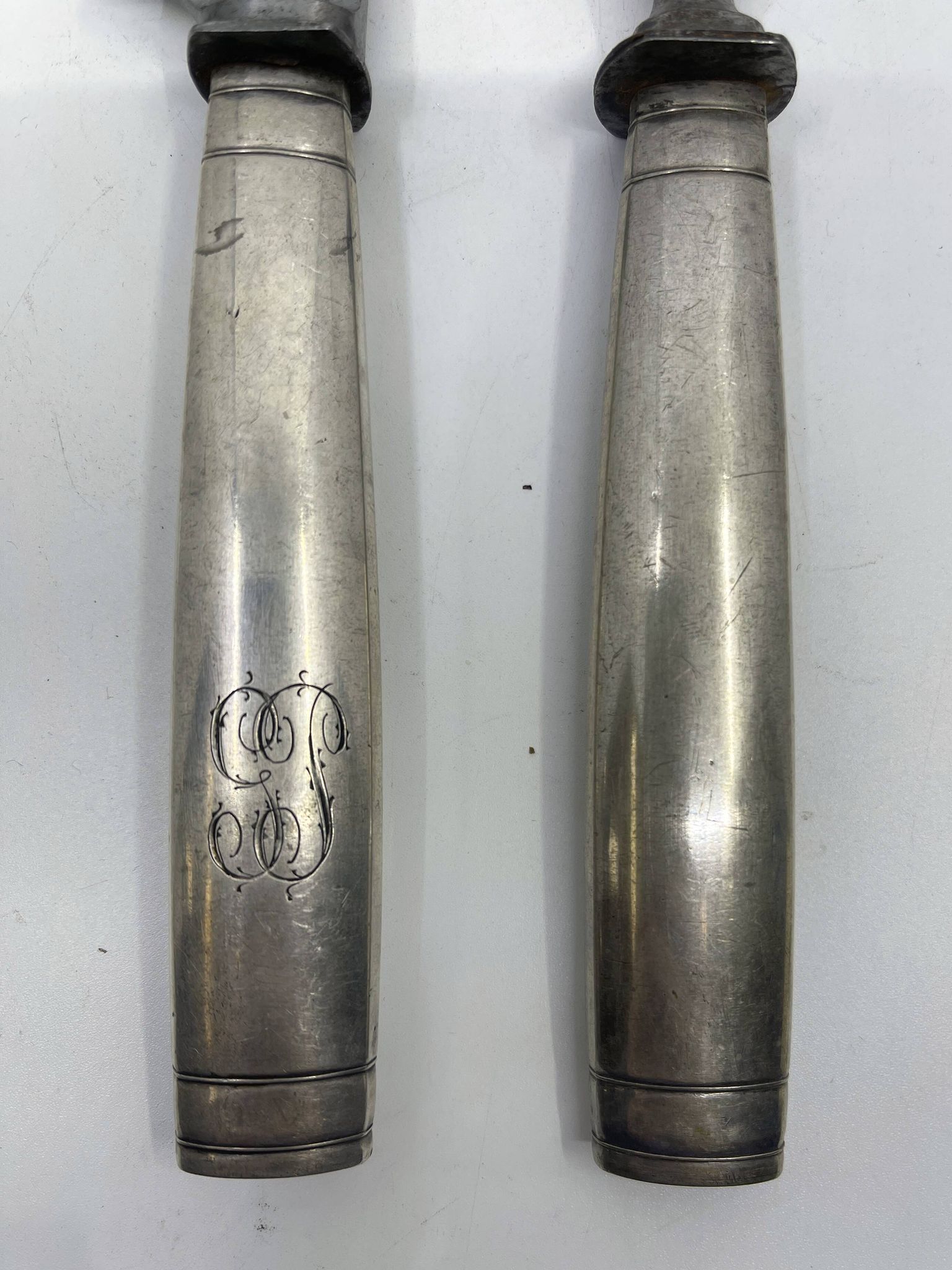 Lot de fourchette et couteau de service