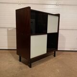Library, vintage display case