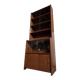 Library, display case, Danish teak shelves 1970