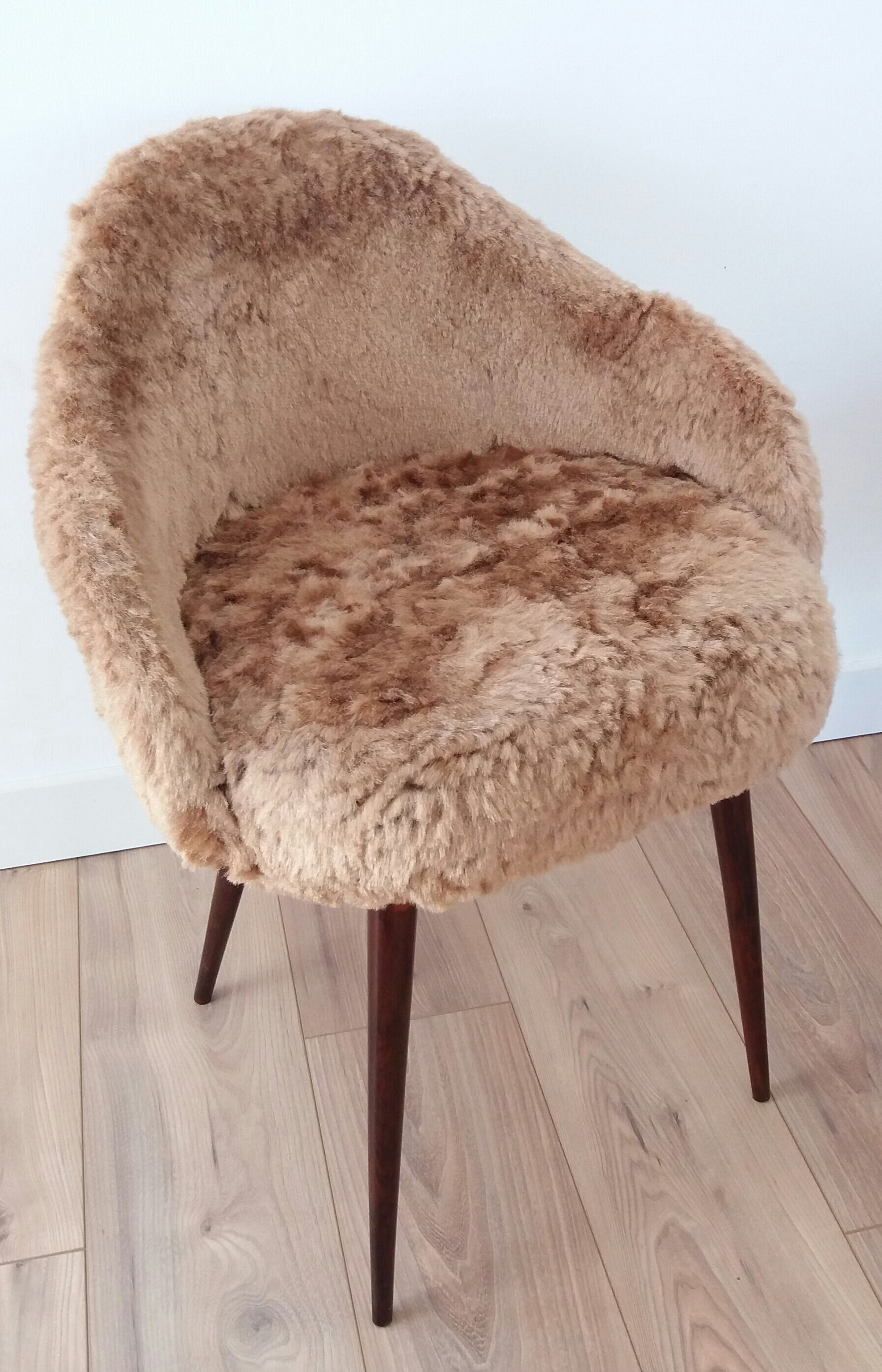 Pair fur armchair 1970