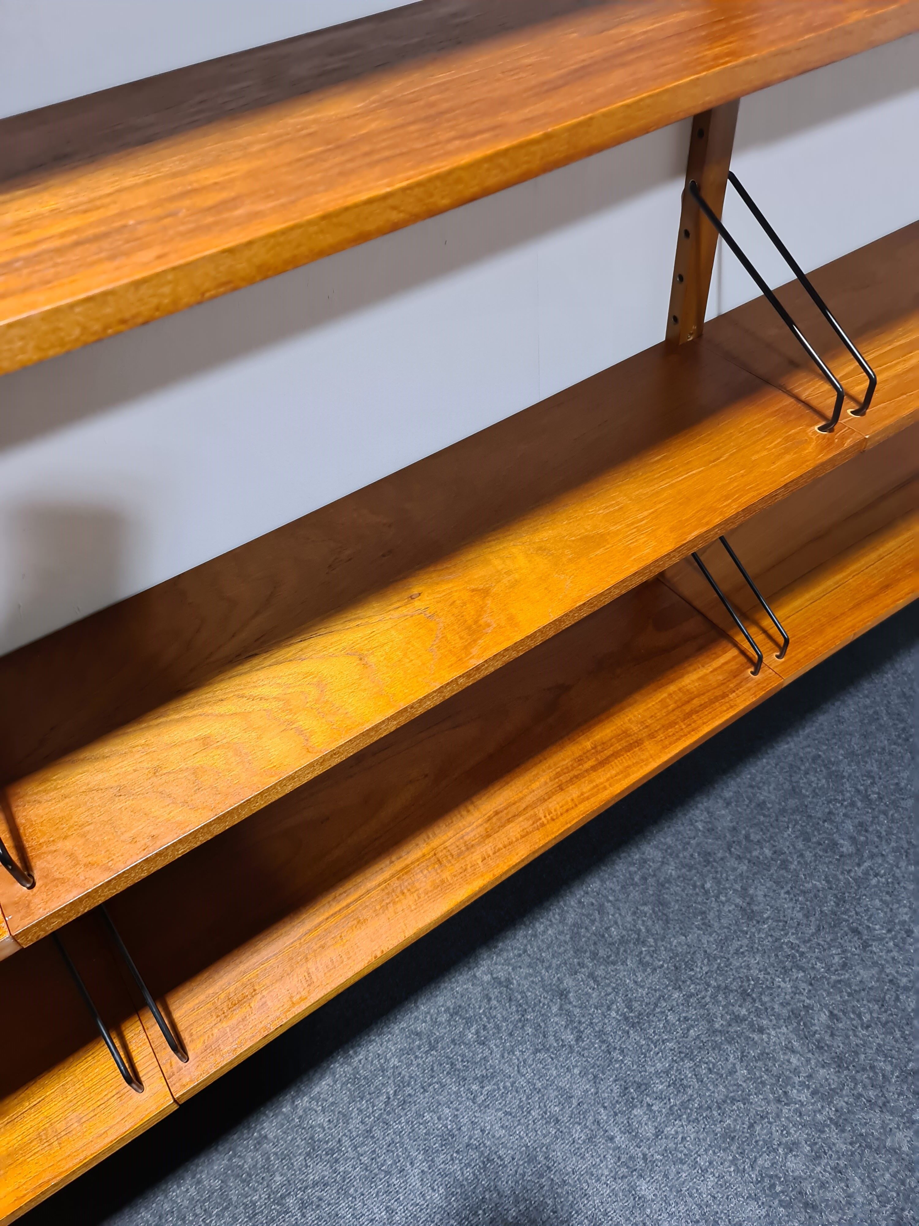 Vintage Xl Poul Cadovious teak book shelves