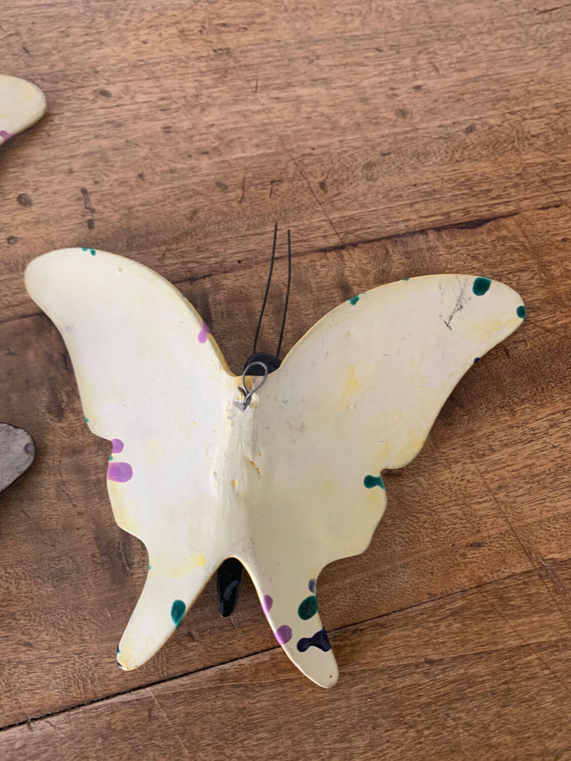 Ceramic butterflies - wall decoration