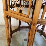 Chinese octagonal bamboo table