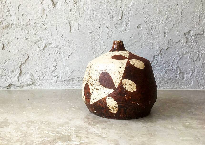 Vase italien en céramique, 1950