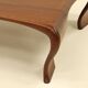 Table basse en Iroko massif par Marc Van Rampelberg