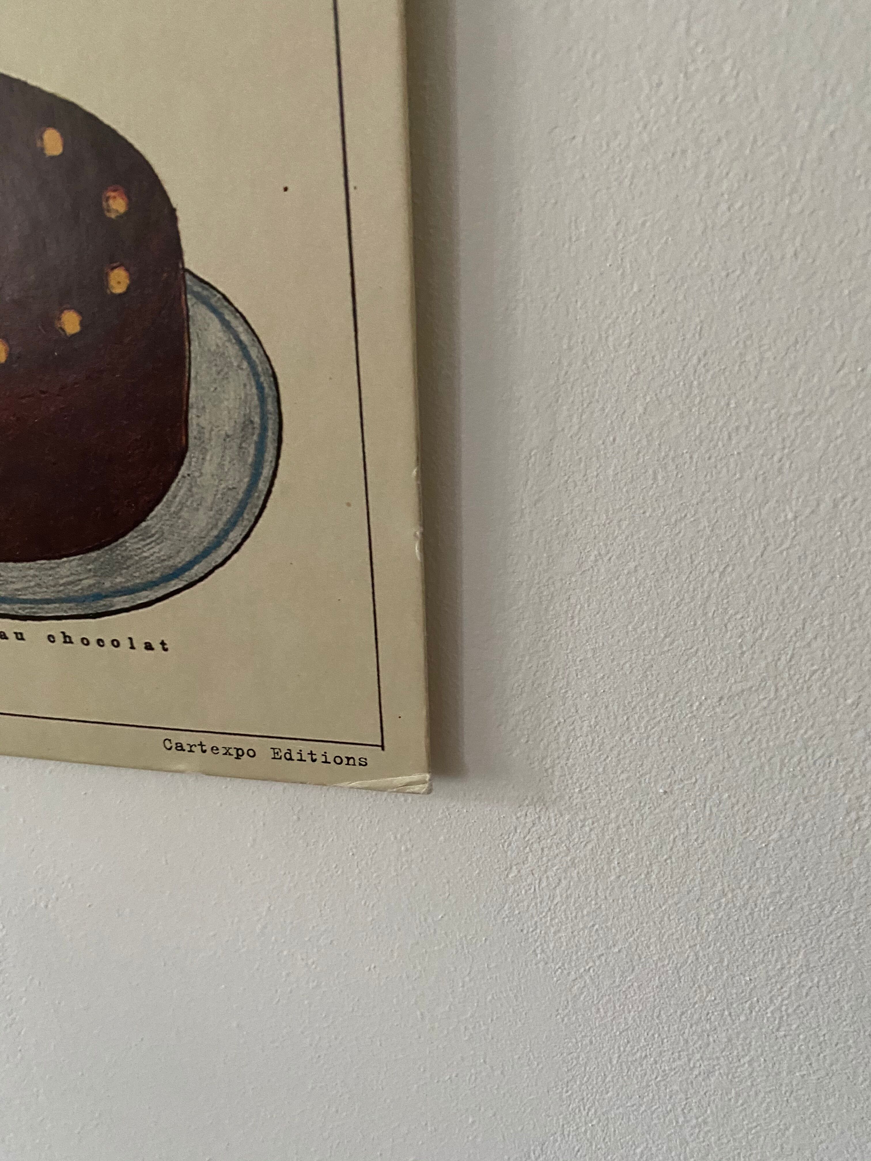 Cardboard poster Cacao