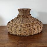 Rattan wicker lampshade