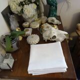 Set of 5 MM monogrammed linen towels