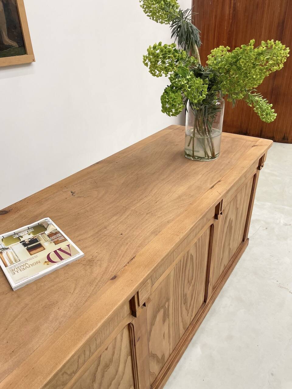 2m central island pine counter