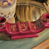 Art Deco ceramic candle holder