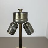 Large Travertine Marble Fratelli Mannelli Style Table Light Base, Italy, 1970s