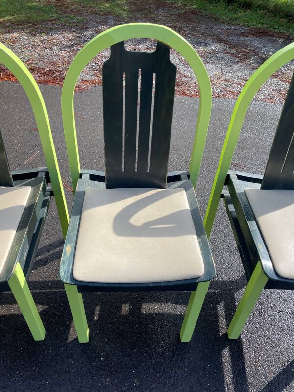 4 chaises en bois Baumann modèle Argos