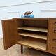 Small vintage Scandinavian teak sideboard.