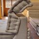 Mah Jong sofa by Roche Bobois in beige by Hans Hopfer, set of 7 modules.
