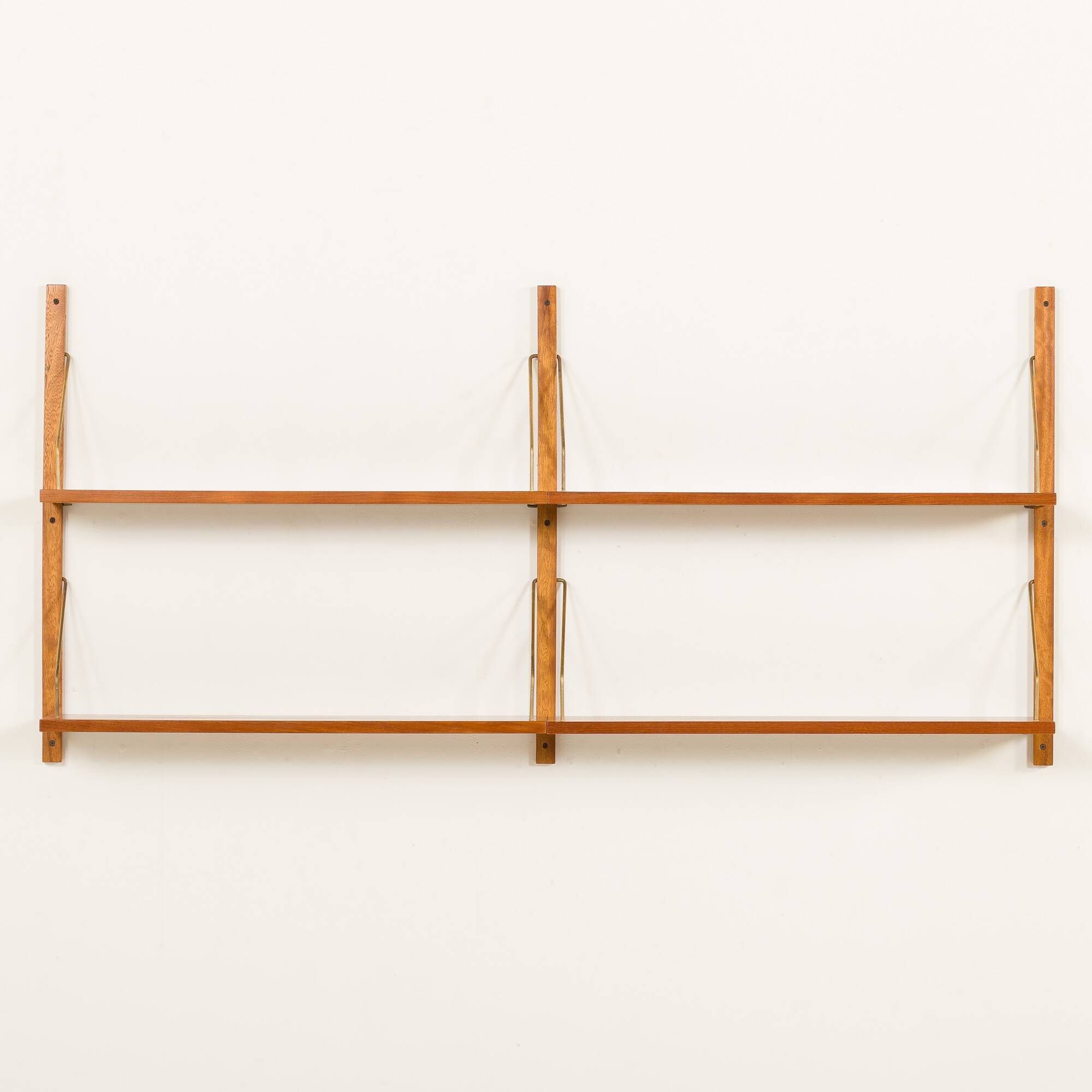 Danish teak shelving unit in Poul Cadovius style, 1960s