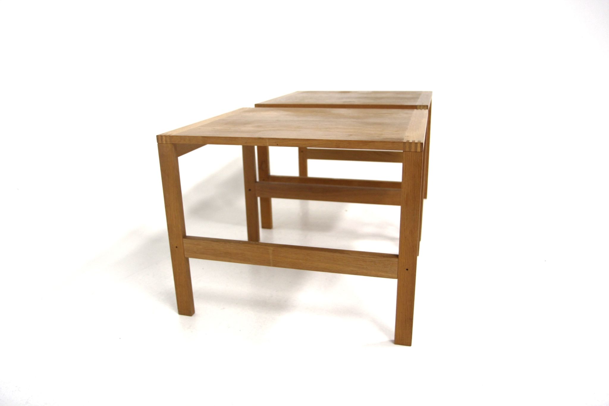 Set of 2 bedside tables, Ole Gerlev Knudsen and Torben Lind, France & Søn, Denmark, 1960