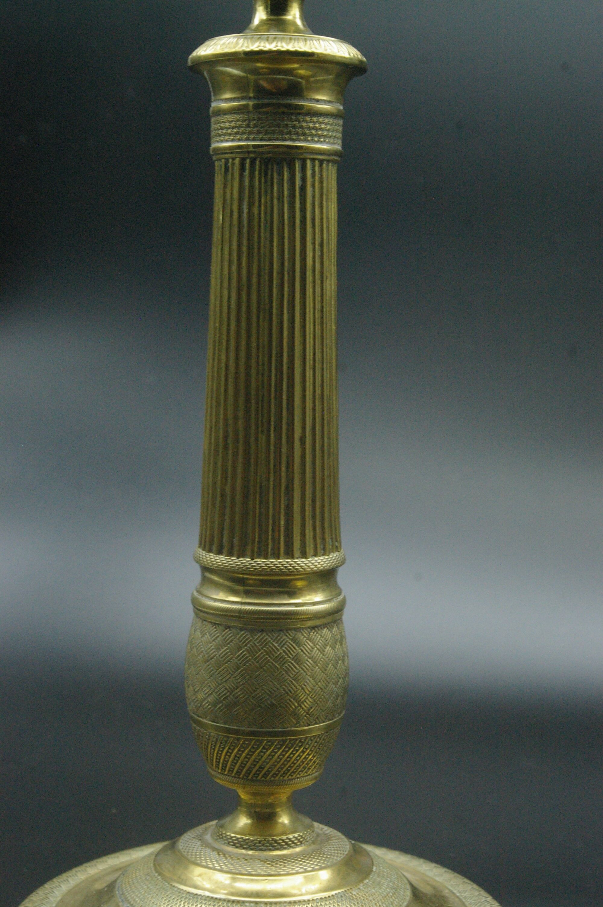 Candleholders in brass