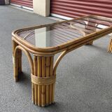 Rattan coffee table