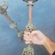 Pair of candlesticks or church candlesticks