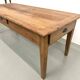 Table en noyer massif - Pieds Fuseaux