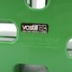 Vastill green plastic planter by Michael McCann