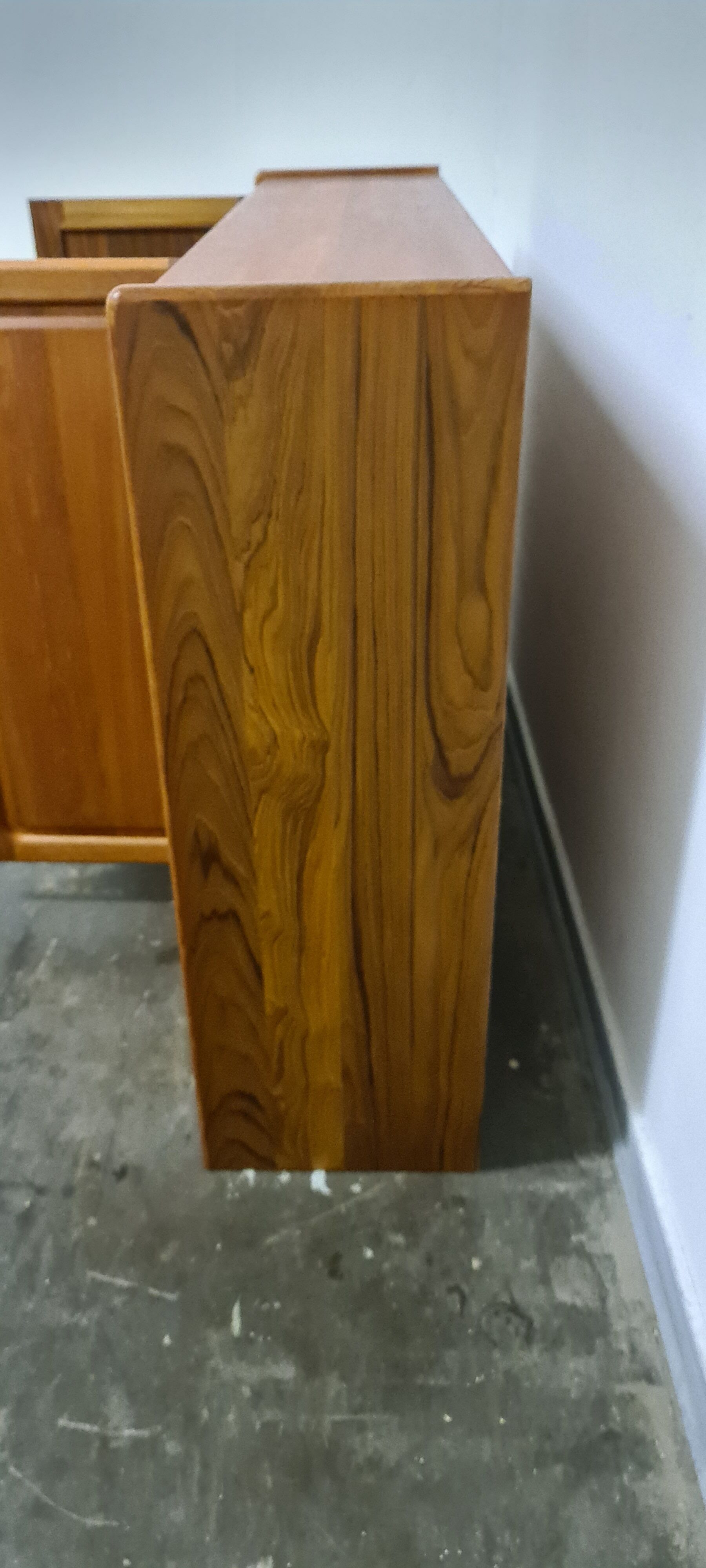 Vintage teak side or highboard