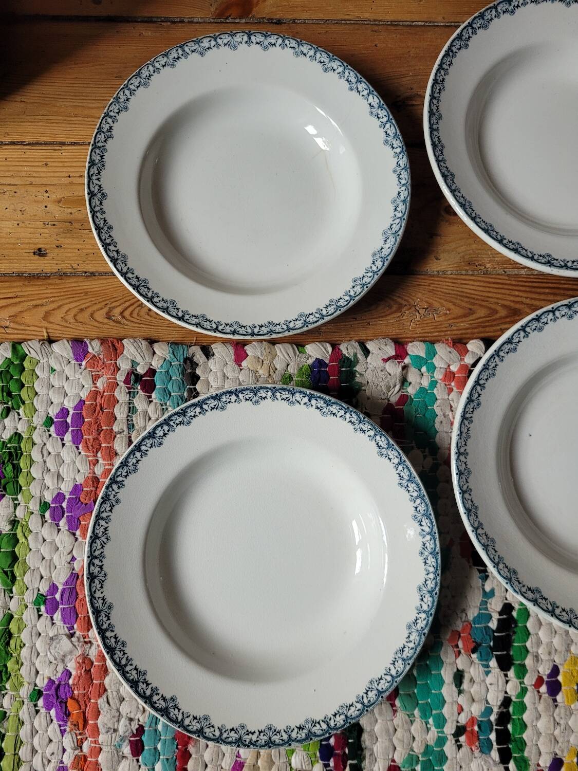 Set of 4 St Anonyme Moulin des Loups soup plates