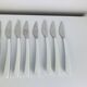14 knives by Nathalie George for Air France, stainless steel, vintage