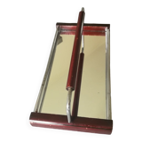 Mirrored tray with handle