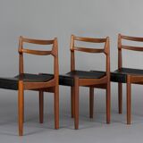 Mid-Century Danish Teak Chairs, 1960s, Set of 3