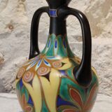 Glazed ceramic vase from the Gouda pottery, circa 1930
