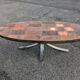 Jean Jaffeux Ceramic & Steel Coffee Table