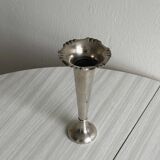 Petit vase soliflore en métal