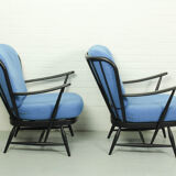Canapé-lit modèle '355' et 2 fauteuils windsor, Lucian Ercolani pour Ercol