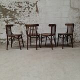 4 old bistro chairs