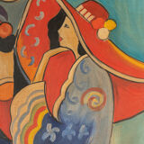 Expressionist painting by Sara Hill