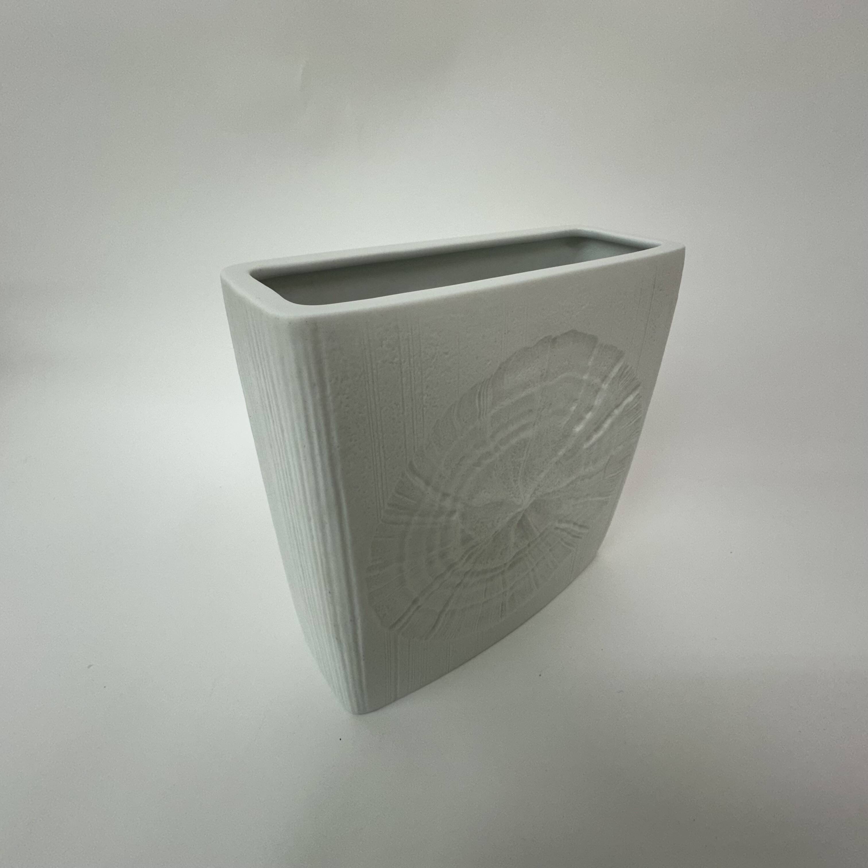 Rare Rosenthal Martin Freyer white ceramic vase , 1960’s