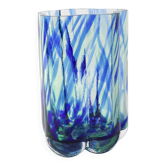 Vase en verre Pauline Cloud / Rune Strand pour Sea Glasbruk / Suède / années 1970
