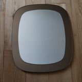 Vintage smoked mirror, 1970s