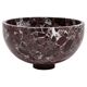 Rosso Levanto marble fruit bowl