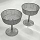 Set of 6 Champagne Coupes Series B by Josef Hoffmann for Wiener Werkstätte