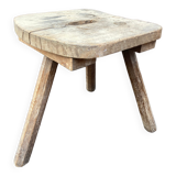 Brutalist rustic farmhouse stool