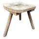 Brutalist rustic farmhouse stool