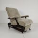 Fauteuil de bibliothèque inclinable anglais (vers 1860)