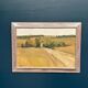 Original Swedish Oil on Canvas – “Landscape” by Paul Gerhard – Vintage & Framed – 64 × 47 Cm (25.2" × 18.5")