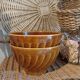 Antique faceted earthenware bowls